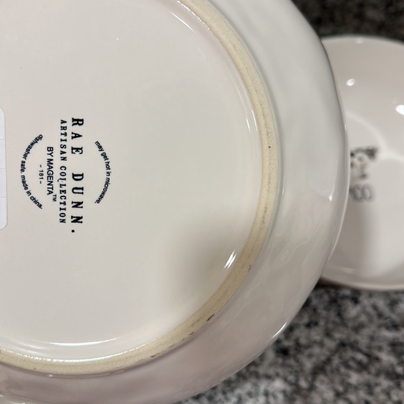 Rae dunn 2 moo bowls - Picture 2 of 2